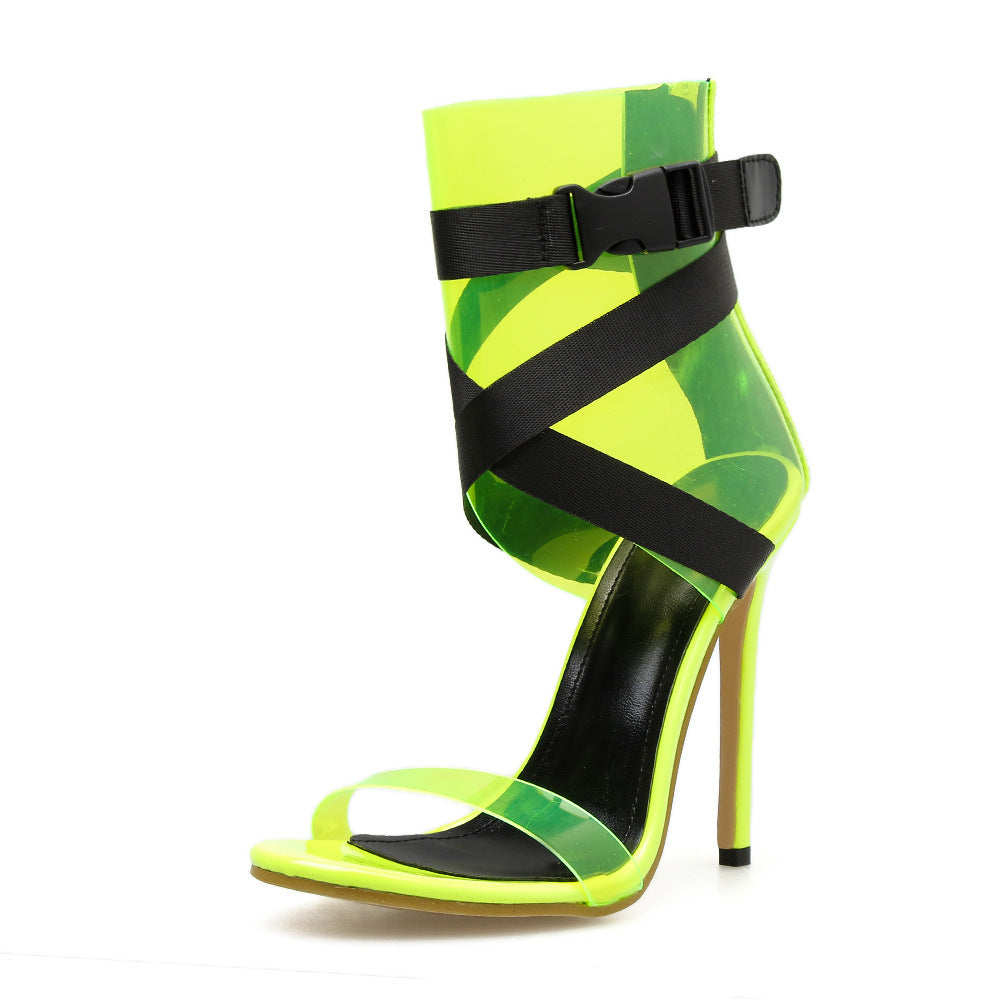 Syncreas High Heel Transparent Sandals