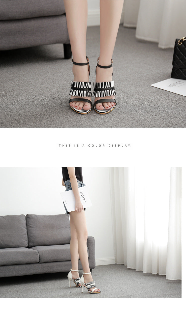 Syncreas Leopard Print Fashion High Heels