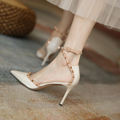 Syncreas Women's Spring Style Everything Matching High Heels