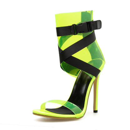 Syncreas High Heel Transparent Sandals