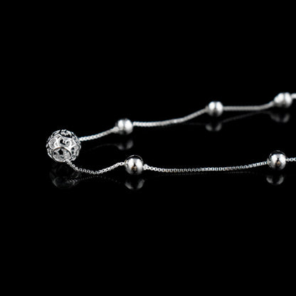 Syncreas Female Temperament Silver Anklet