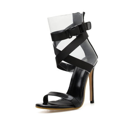 Syncreas High Heel Transparent Sandals