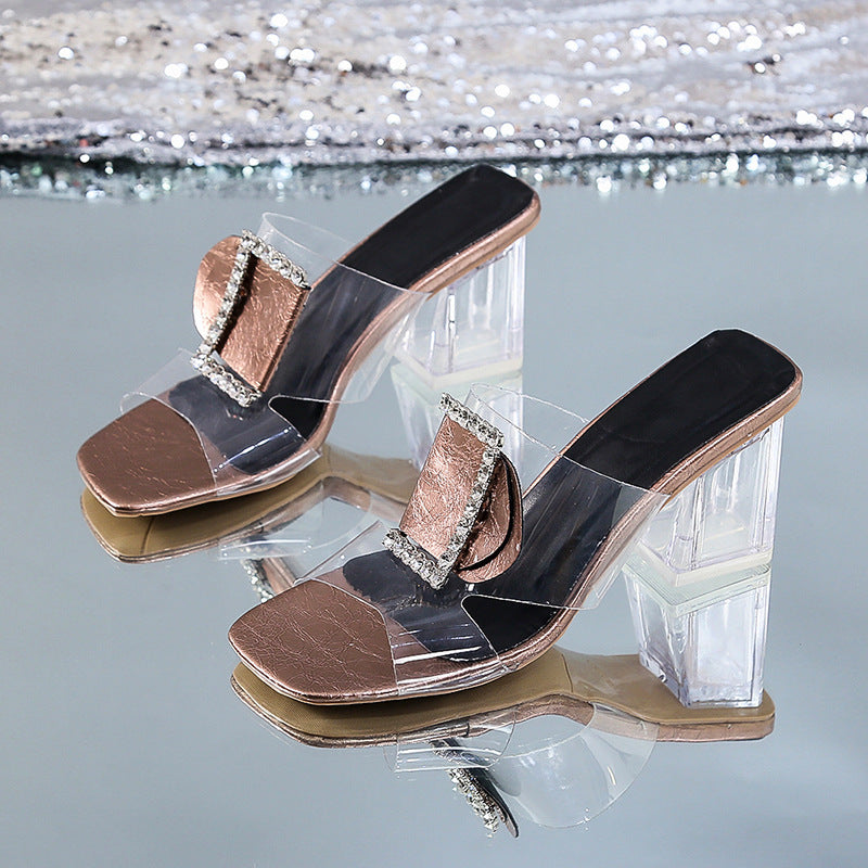 Syncreas Sandals And Slippers Women Wear High Heels Women