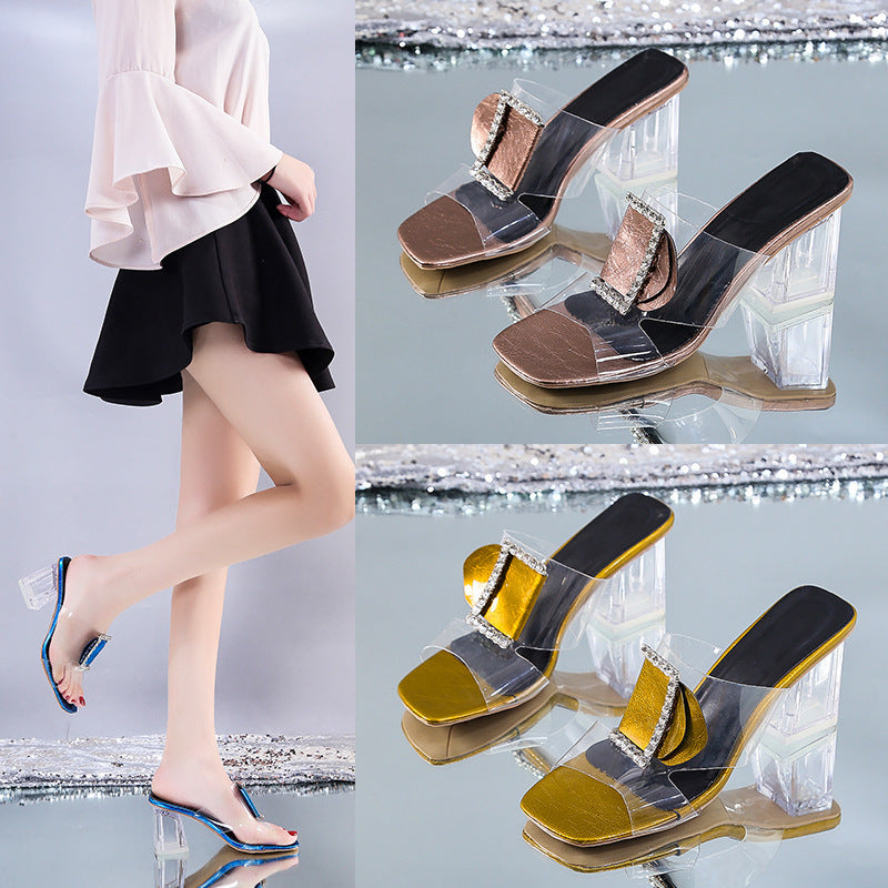 Syncreas Sandals And Slippers Women Wear High Heels Women