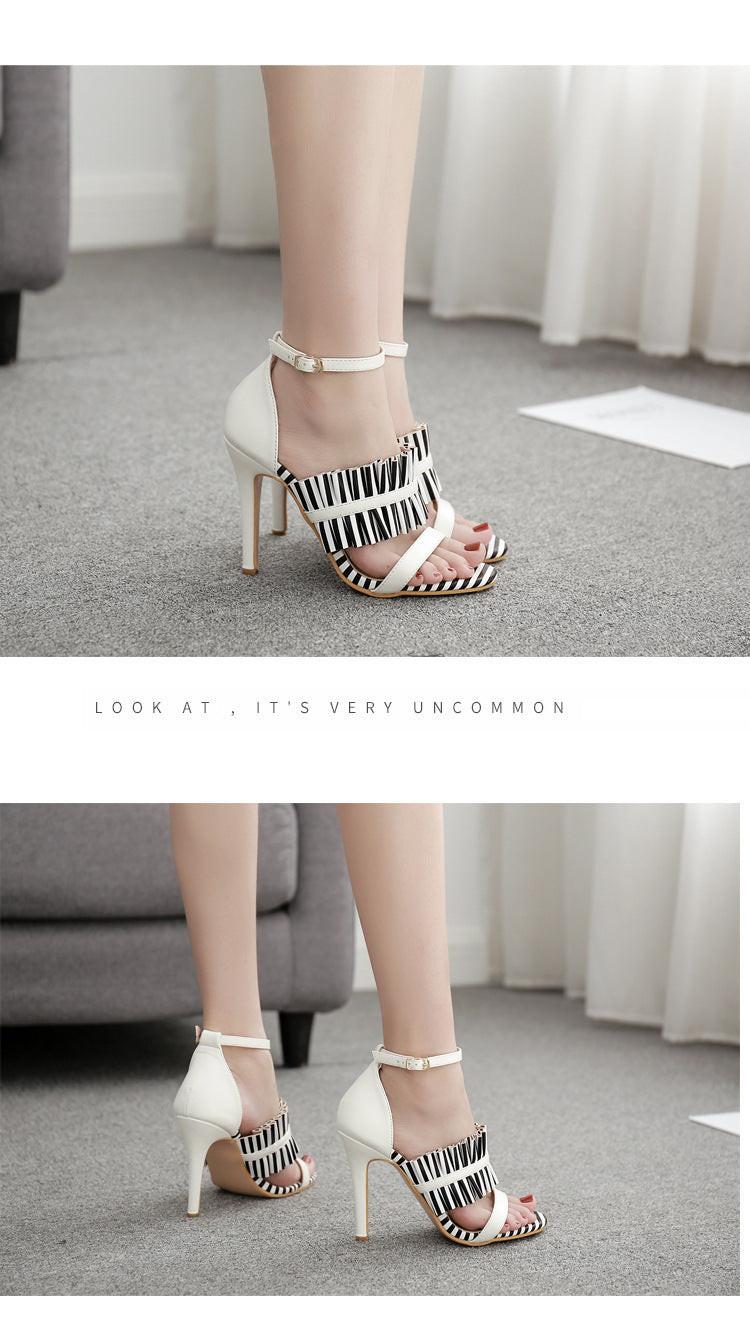 Syncreas Leopard Print Fashion High Heels