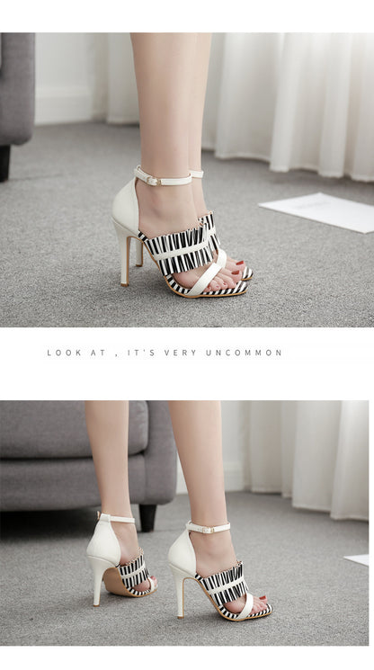 Syncreas Leopard Print Fashion High Heels