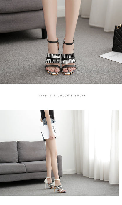 Syncreas Leopard Print Fashion High Heels