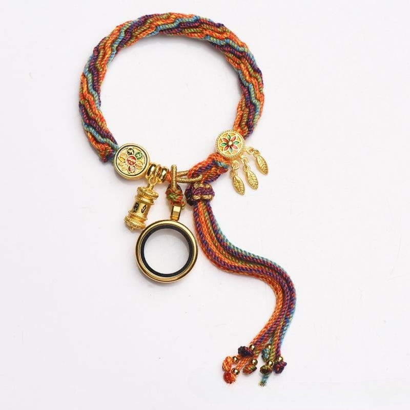 Syncreas Hand-woven Cycle Tibetan Carrying Strap Bracelet