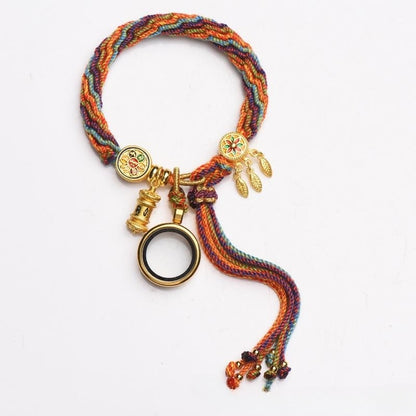 Syncreas Hand-woven Cycle Tibetan Carrying Strap Bracelet