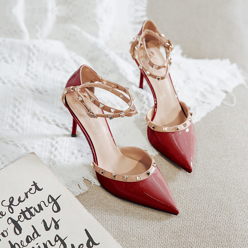 Syncreas Women's Spring Style Everything Matching High Heels