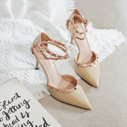 Syncreas Women's Spring Style Everything Matching High Heels