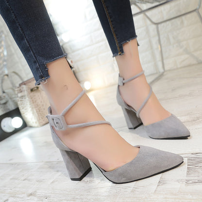 Syncreas Suede High Heels