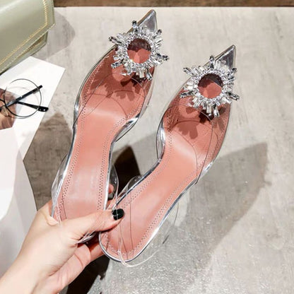 Syncreas Sunflower Pointed Super High Heels