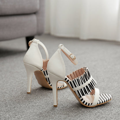 Syncreas Leopard Print Fashion High Heels