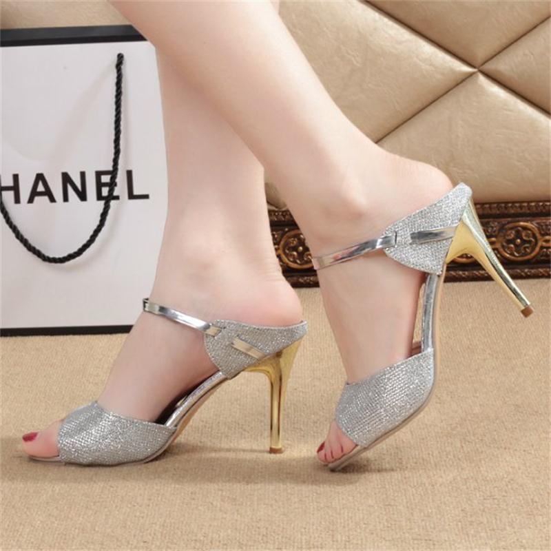 Syncreas Korean Version of The Nightclub Toe Ladies Stiletto Heels