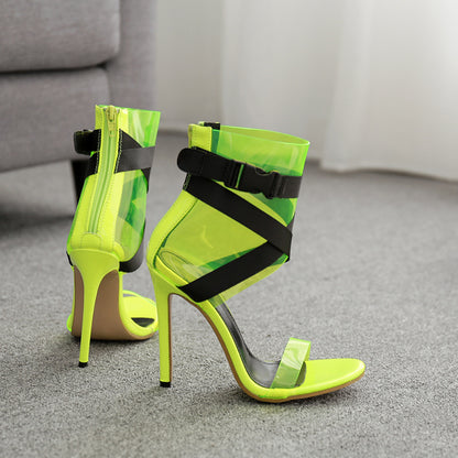 Syncreas High Heel Transparent Sandals