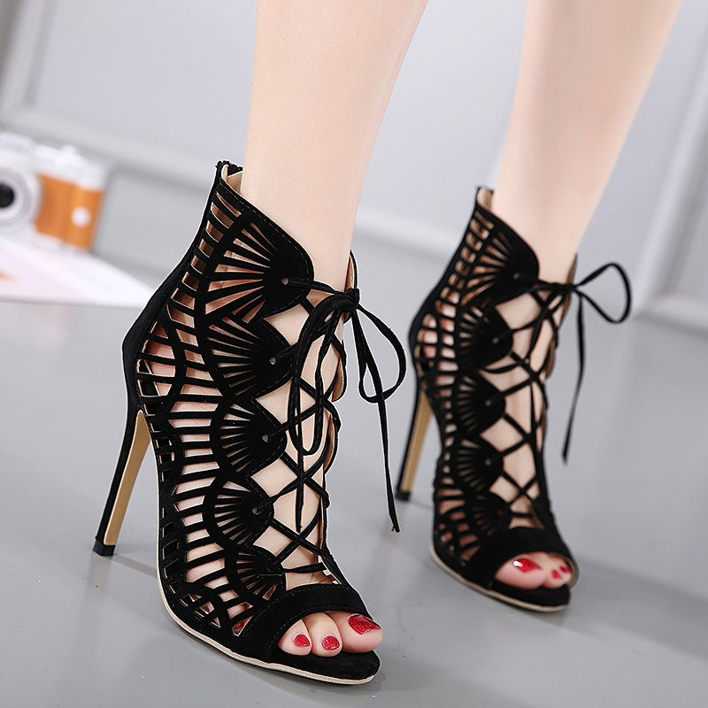 Syncreas Lace High Heels