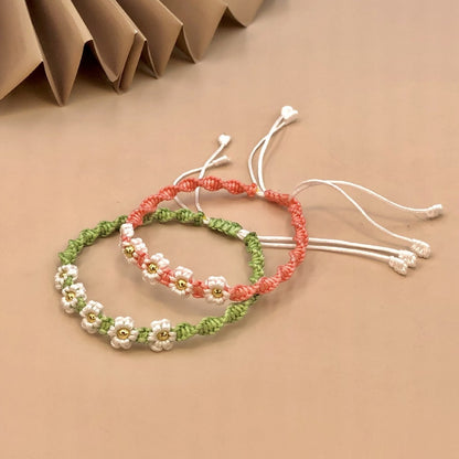 Syncreas Carrying Strap Women's Hand-woven Peach Blossom Niche