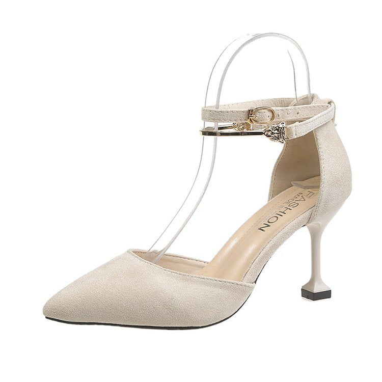 Syncreas Hollow Metal High Heels