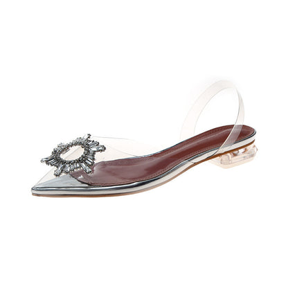 Syncreas Sunflower Pointed Super High Heels