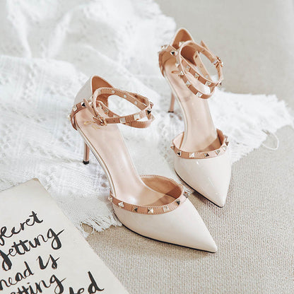 Syncreas Women's Spring Style Everything Matching High Heels