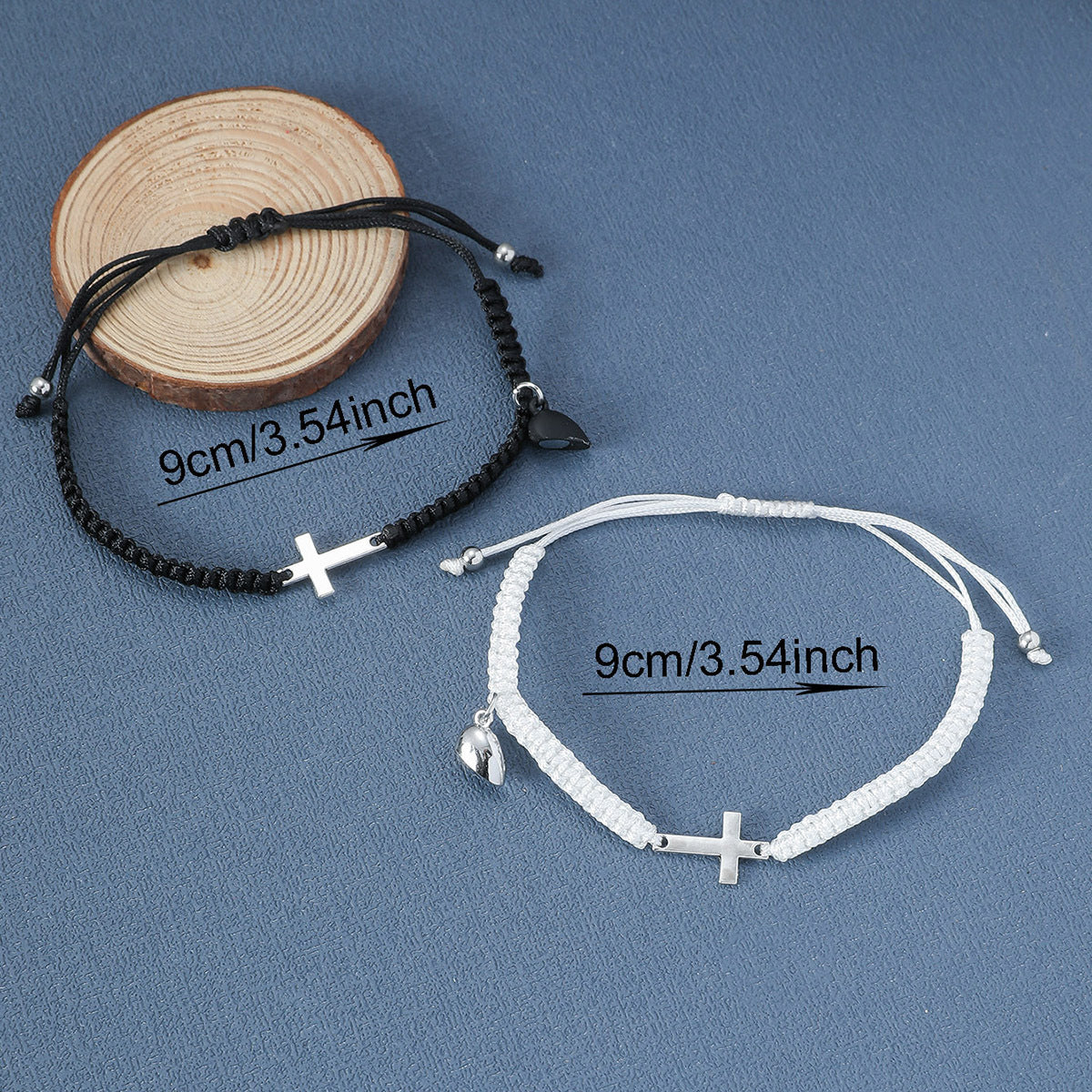 Syncreas Men's and Women's Fashion Cross Weaving in Black and White Carrying Strap Suit