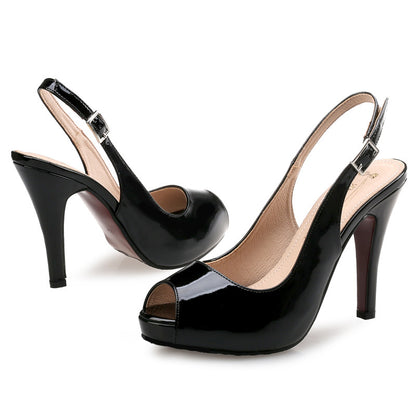 Syncreas Stiletto High Heel Sandals Female Nude High Heels