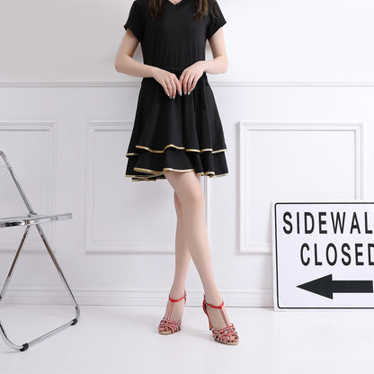 Syncreas Women's Soft Bottom Rhinestone High Heels Fashion