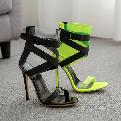 Syncreas High Heel Transparent Sandals