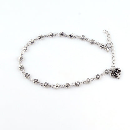 Syncreas Heart Shaped Anklet