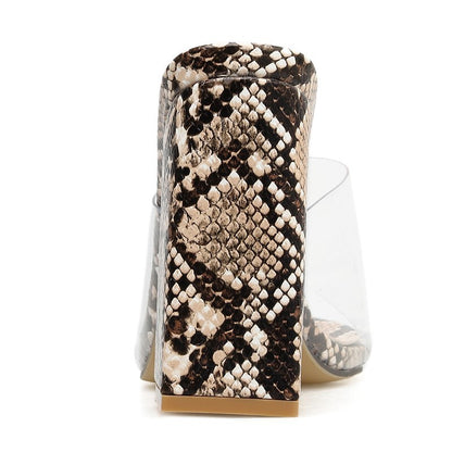 Syncreas Summer Sandals Women's Thick Heel High Heels