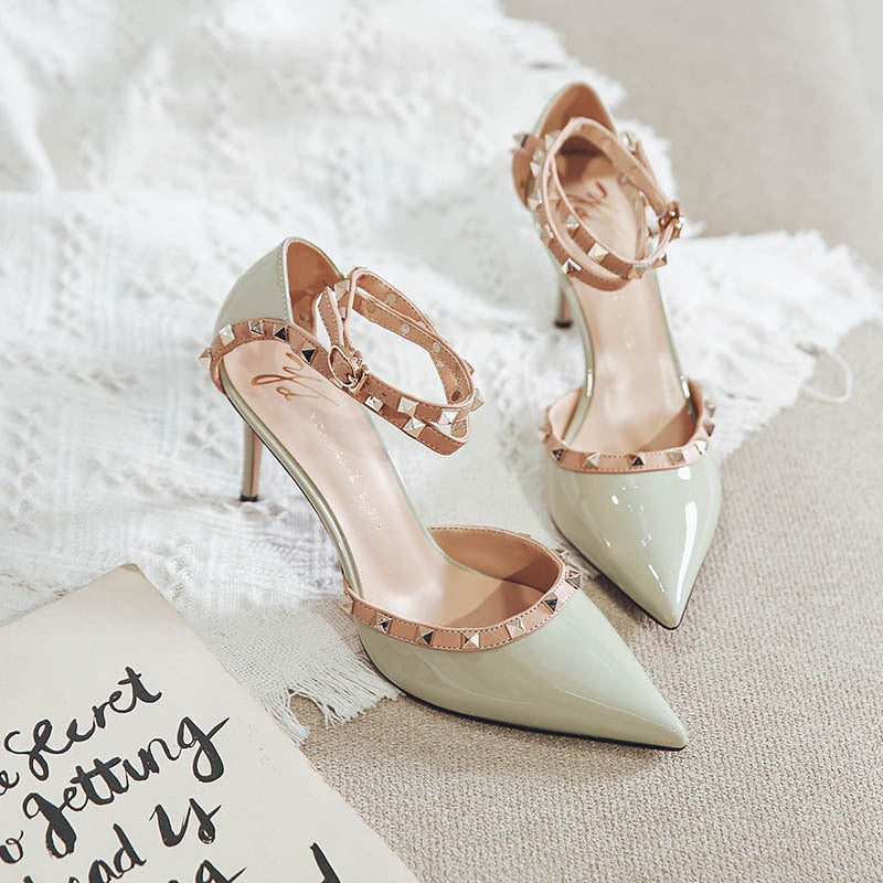 Syncreas Women's Spring Style Everything Matching High Heels