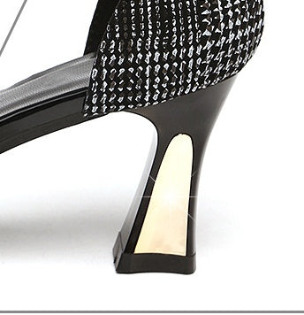 Syncreas High Heels Chunky Heel High-top Plaid Roman Sandals