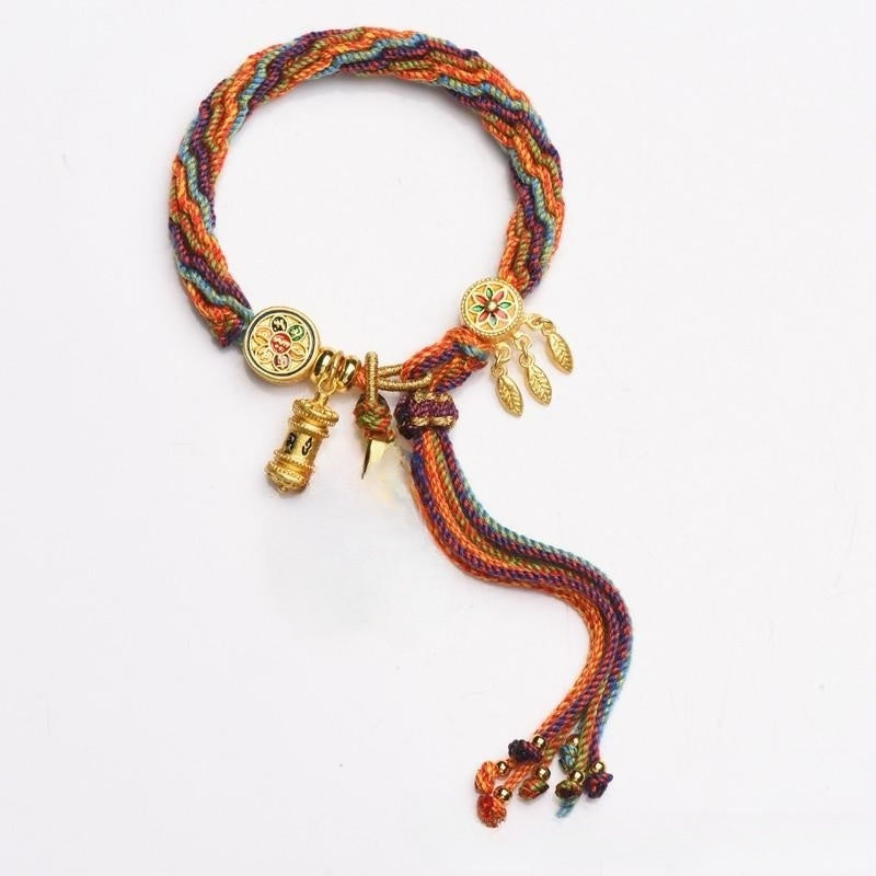 Syncreas Hand-woven Cycle Tibetan Carrying Strap Bracelet